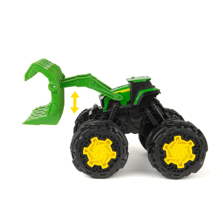 Tomy, Monster Treads, John Deere, Rev Up, traktor, samochód z dźwiękiem