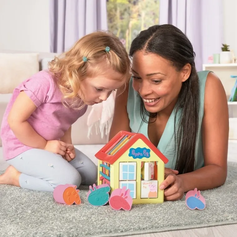 Tomy, Świnka Peppa, Domek Peppy, sorter