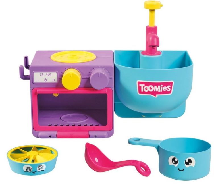 Tomy, Toomies, Fabryka piany, kuchnia, zabawka do kąpieli