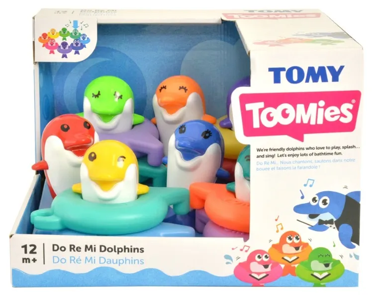Tomy, Toomies, muzyczne delfinki, zabawka do kąpieli