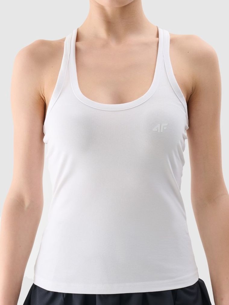 Top damski, biały, 4F