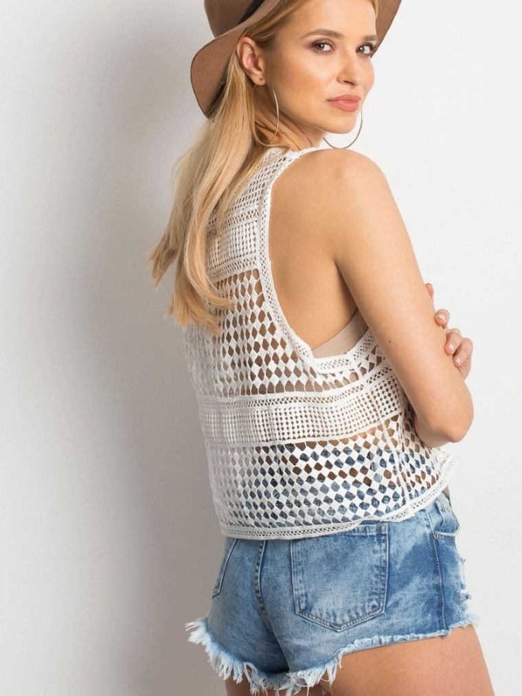 Top damski, biały, Factory Price