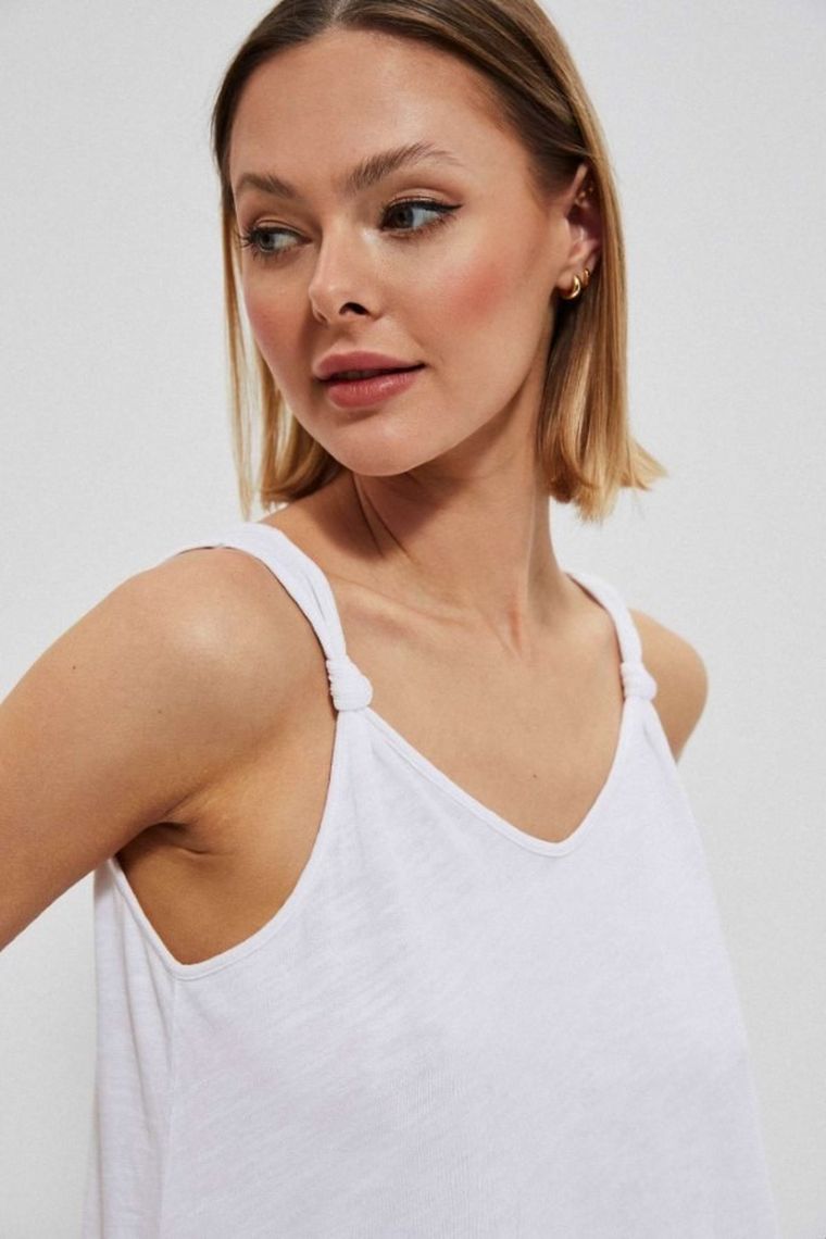 Top damski, biały, Moodo