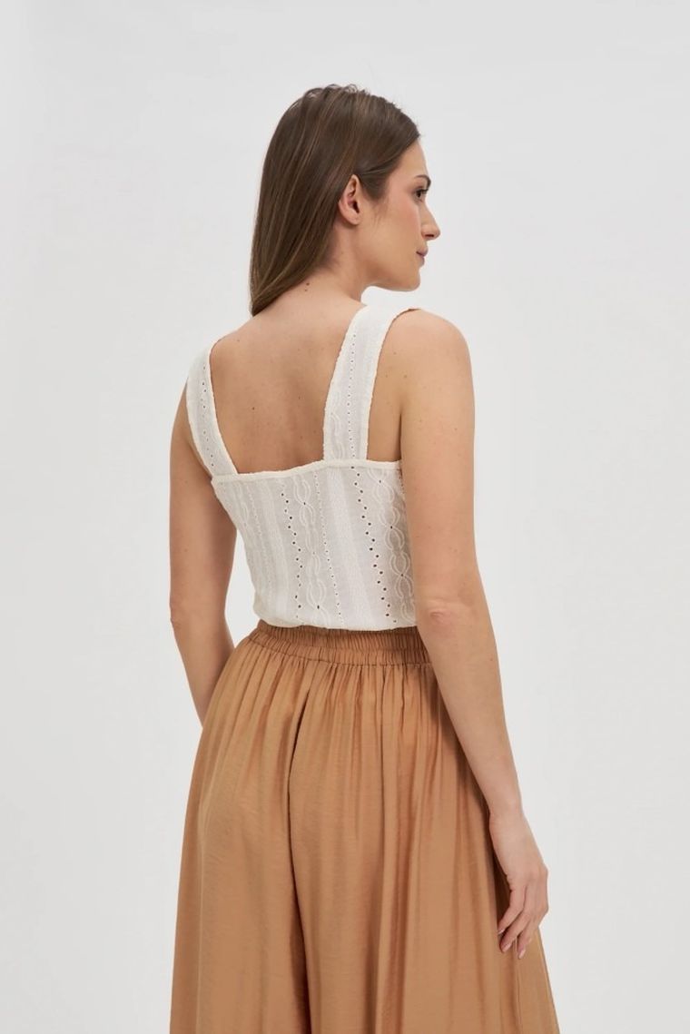 Top damski, biały, Moodo