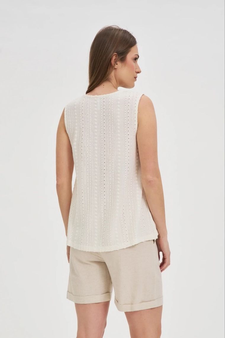 Top damski, biały, Moodo