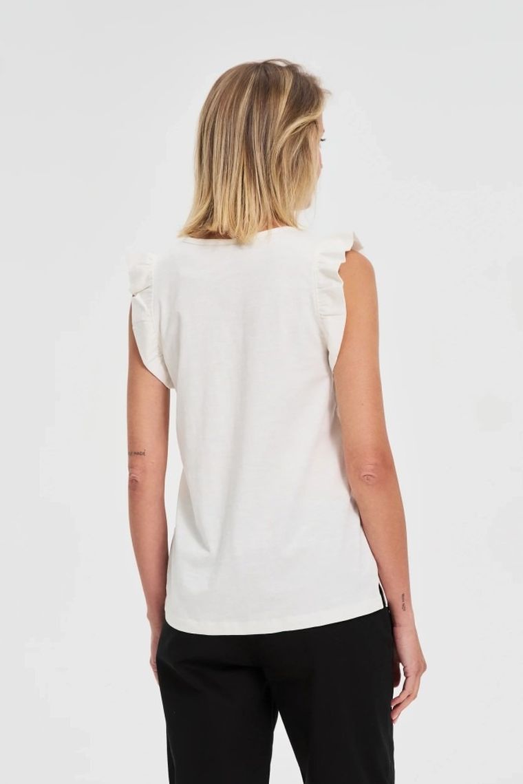 Top damski, biały, Moodo