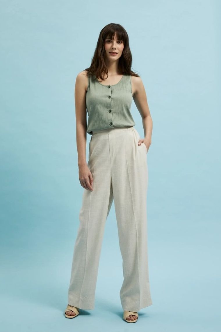 Top damski, khaki, Moodo