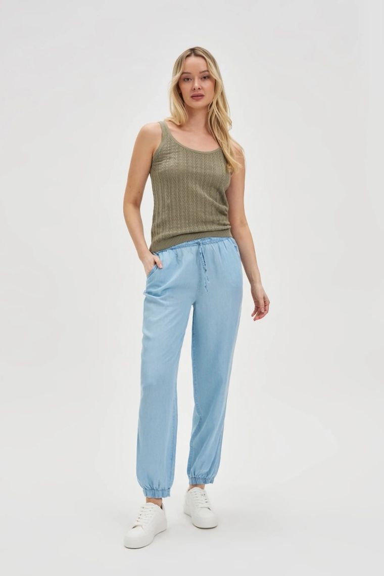 Top damski, khaki, Moodo