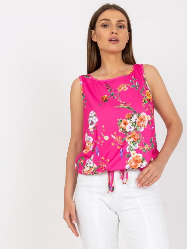 Top damski, różowy, Relevance