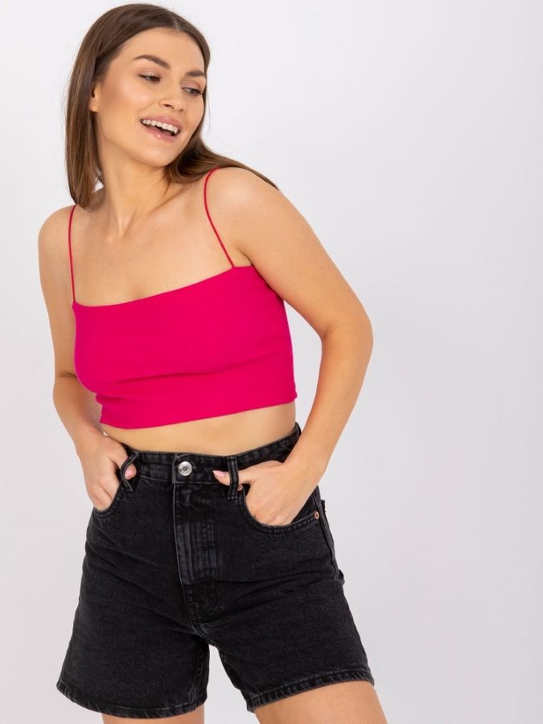 Top damski, różowy, Rue Paris