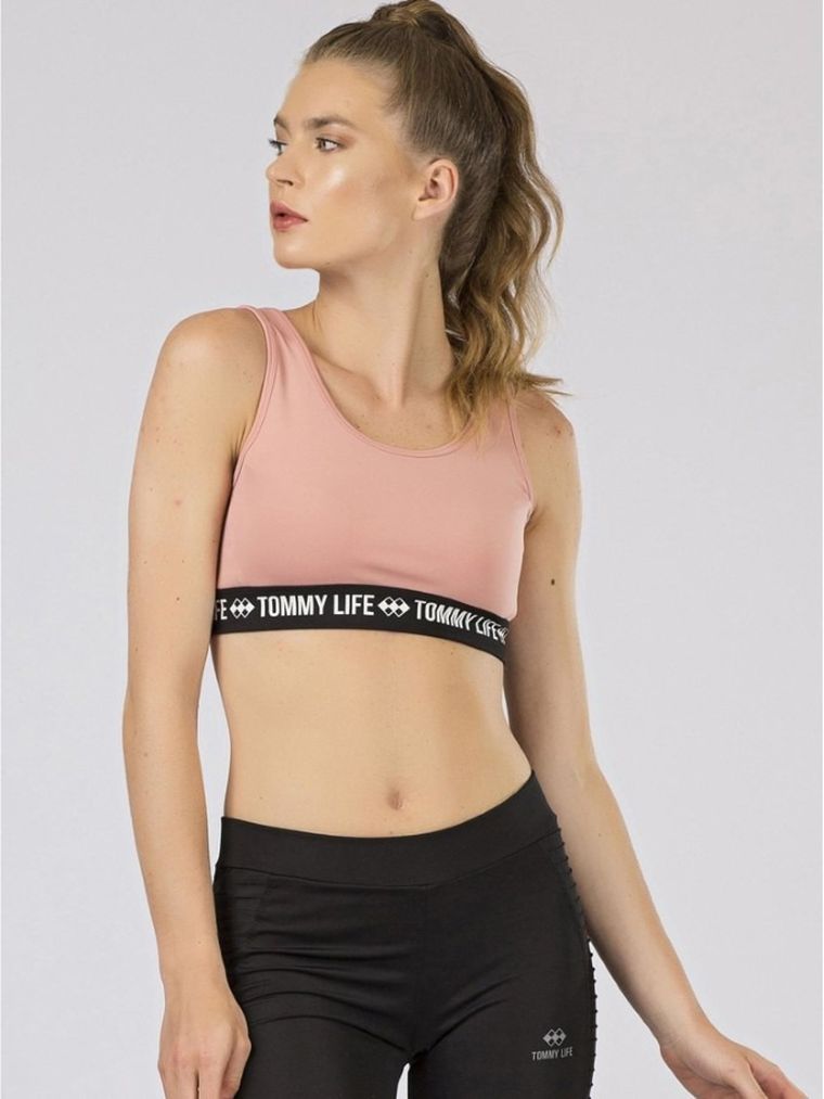 Top damski, różowy, Tommy Life