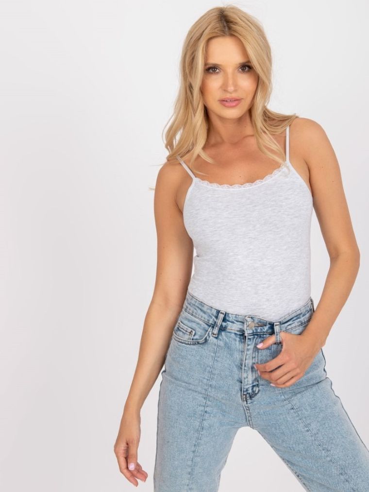 Top damski, szary, Berrak