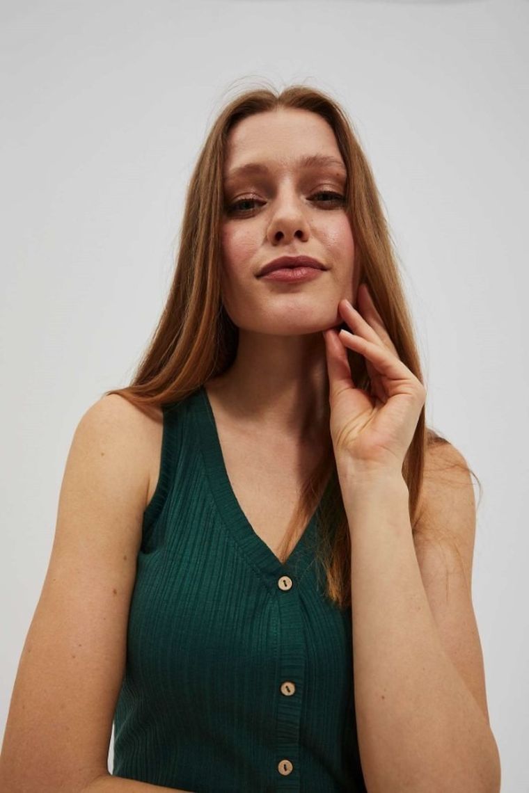 Top damski, zielony, Moodo