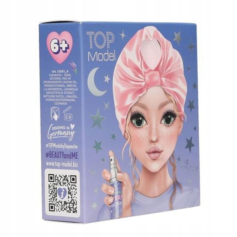 Top Model, Beauty&Me, zestaw do spania turban i spray
