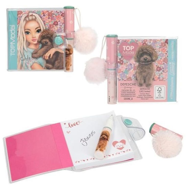 Top Model, Floral, notes z długopisem, 1 szt.