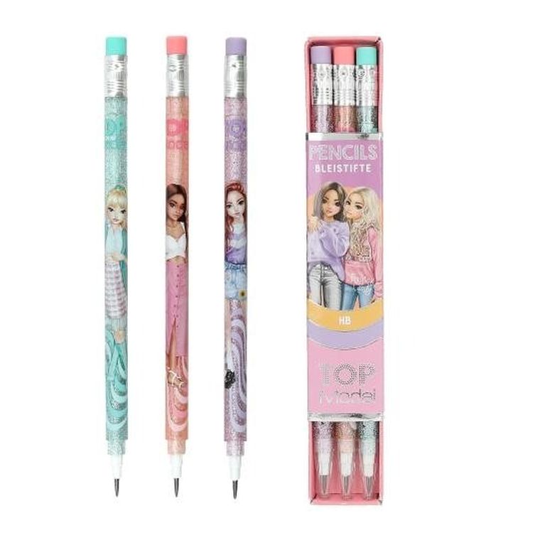 Top Model, ołówki przekładane, 3 szt.