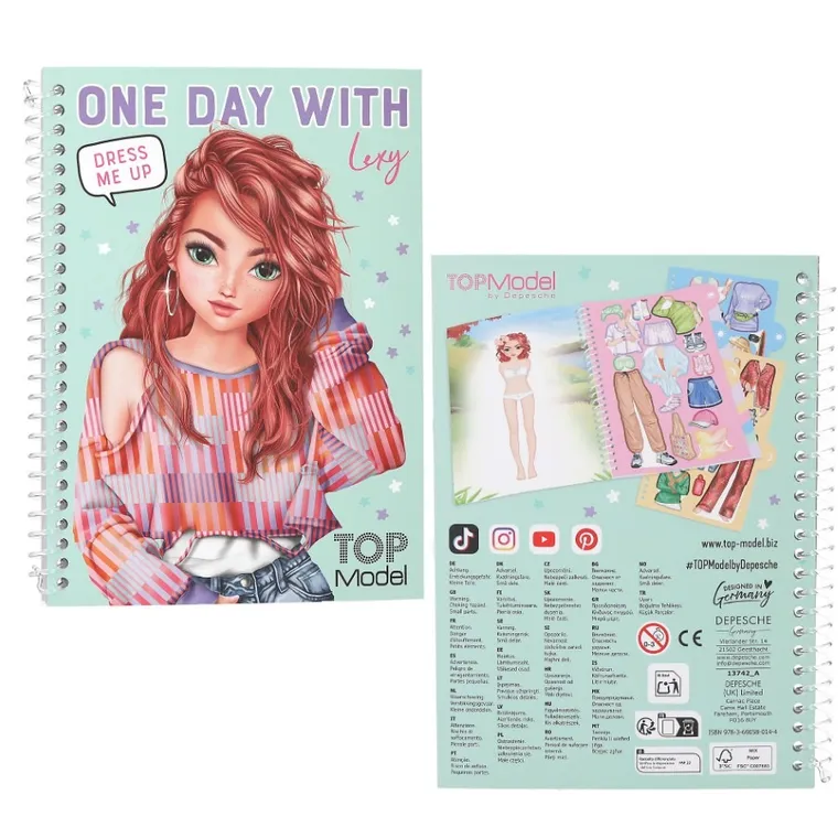Top Model, One Day, Dress me up, zestaw kreatywny, 1 szt.