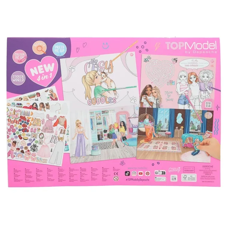 Top Model, Summer Feeling, Activity Book, kolorowanka XXL