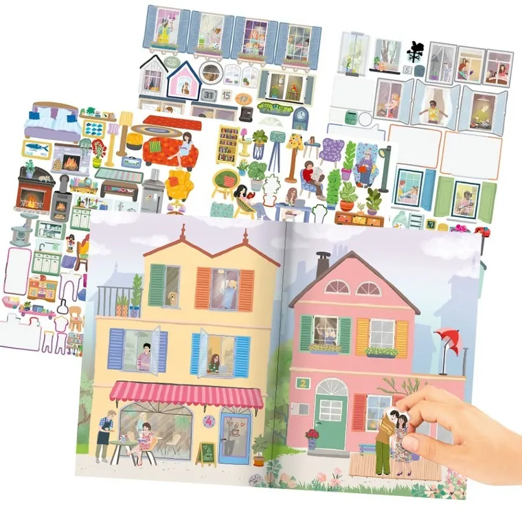 Top Model, Sweet Home, zestaw kreatywny z naklejkami