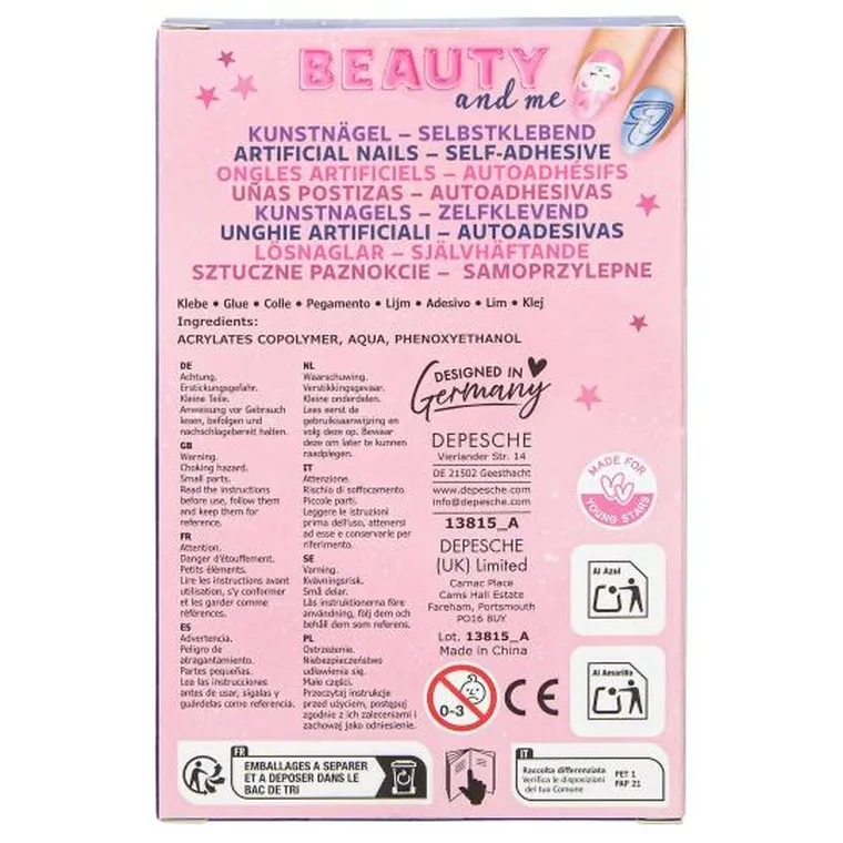 Top Model, sztuczne paznokcie owalne