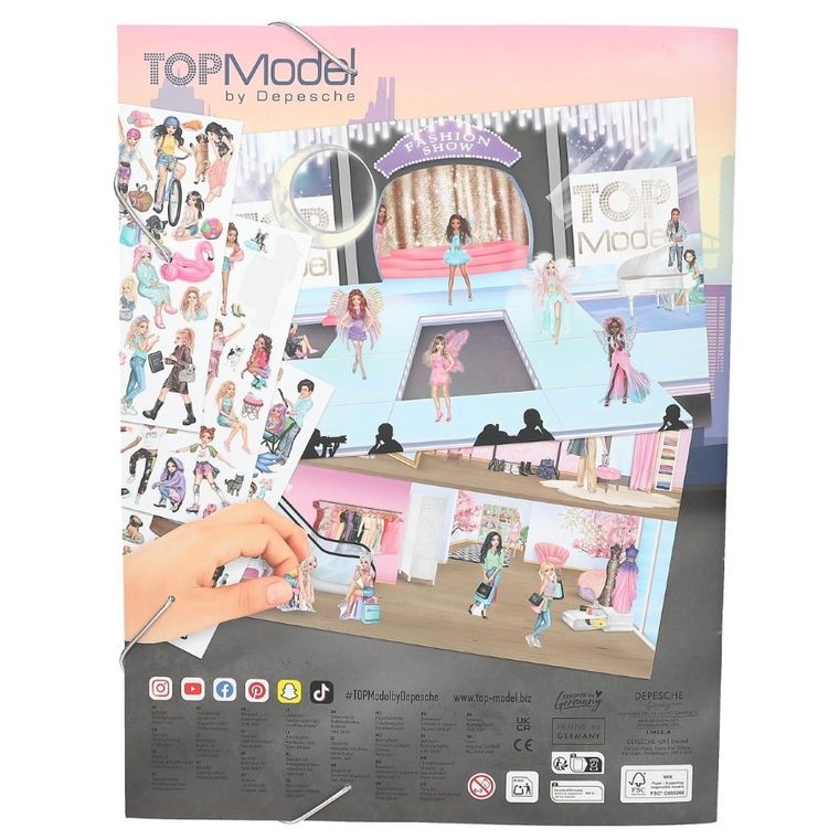 Top Model, zestaw kreatywny z naklejkami