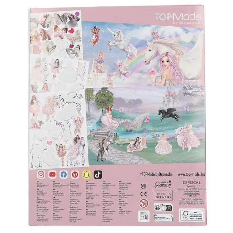 Top Model, zestaw kreatywny z naklejkami