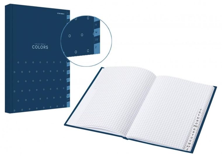 Top2000, Colors, Skorowidz A4, niebieski, 96k.