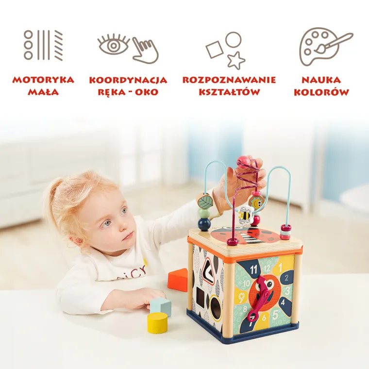 Topbright, kostka edukacyjna dla niemowląt