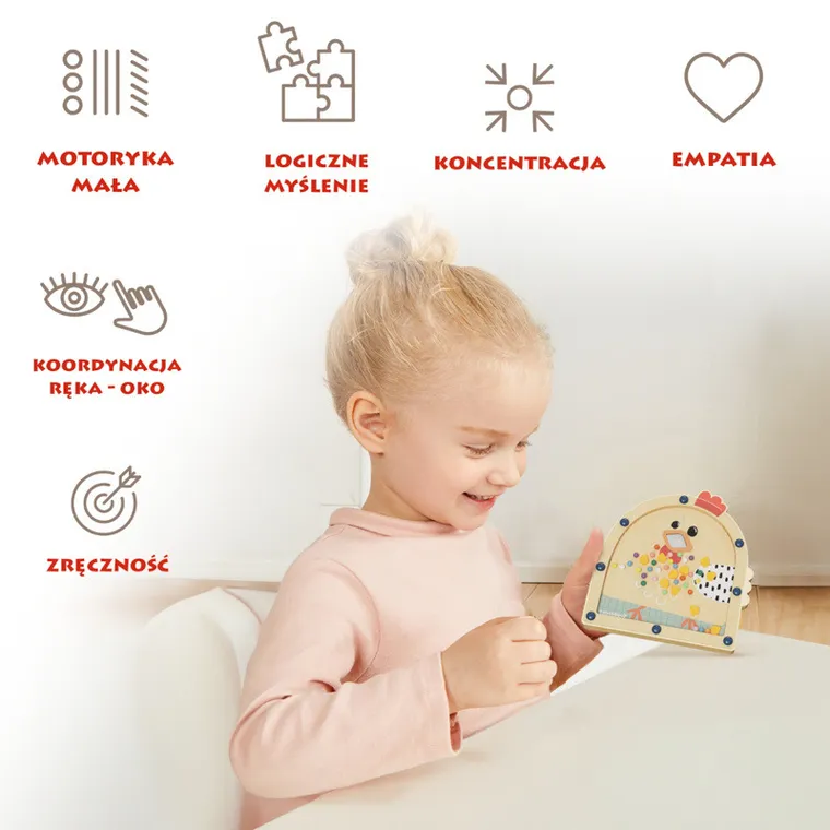 Topbright, Nakarm kurę, drewniana gra zręcznościowa