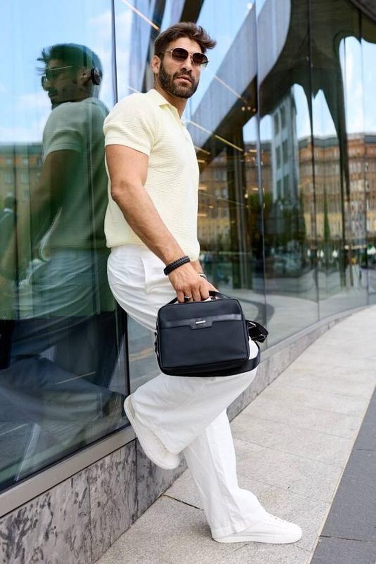 Torba listonoszka, czarna, Rovicky