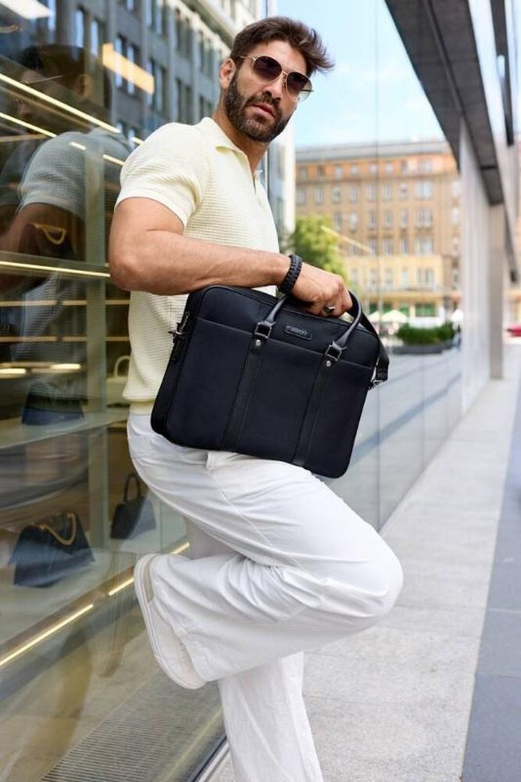 Torba na laptopa, czarna, 15", Rovicky