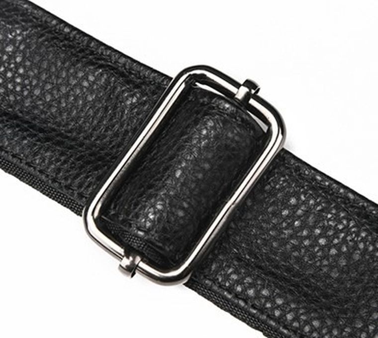 Torba podróżna, skórzana, czarna