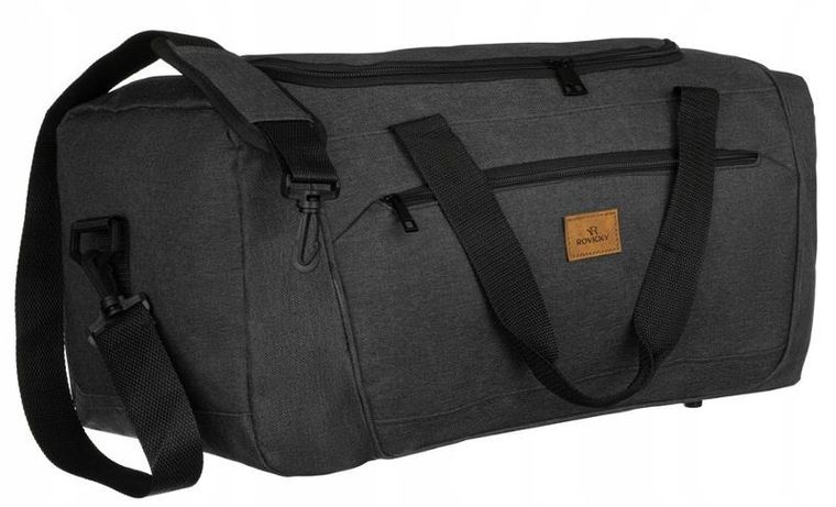 Torba sportowo-podróżna, grafitowa, Rovicky