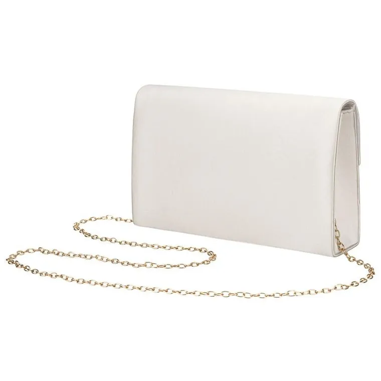 Torebka kopertówka, biała, Rovicky