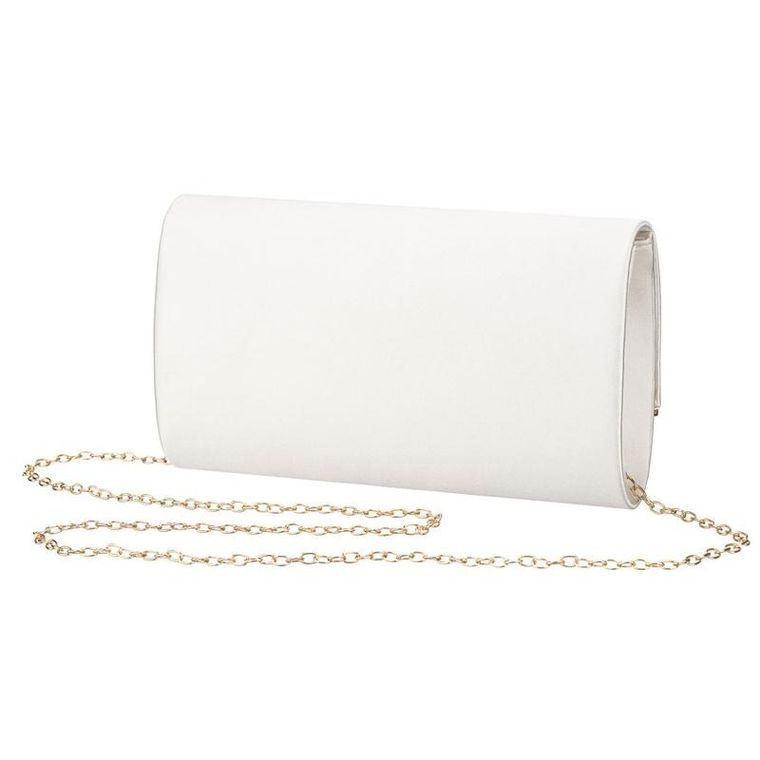 Torebka kopertówka, biała, Rovicky