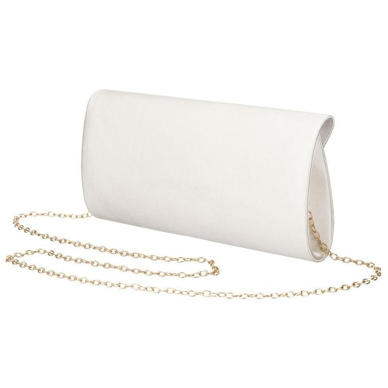 Torebka kopertówka, biała, Rovicky