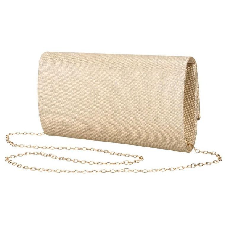 Torebka kopertówka, złota, Rovicky