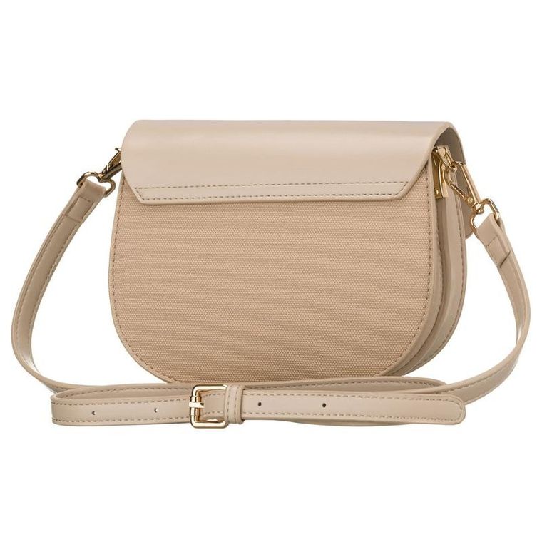 Torebka listonoszka, beżowa, Peterson