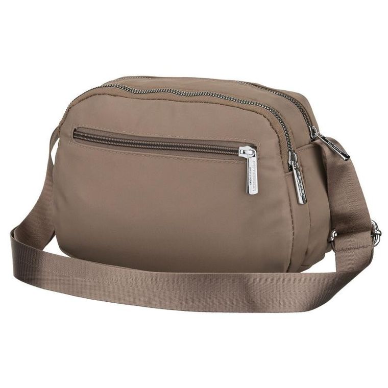 Torebka listonoszka, beżowa, Peterson