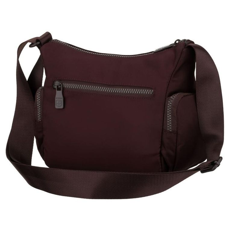 Torebka listonoszka, bordowa, Peterson