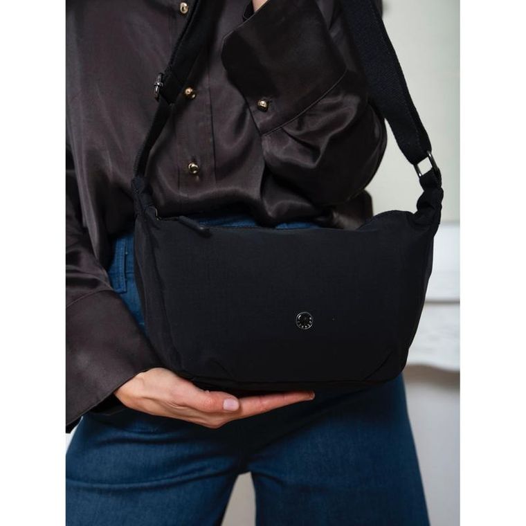 Torebka listonoszka, czarna, Peterson