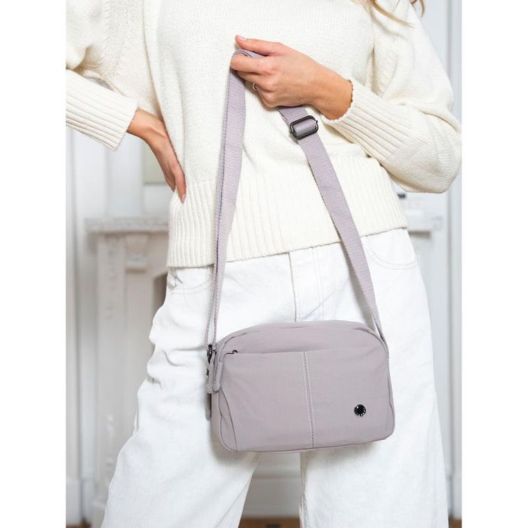 Torebka listonoszka, fioletowa, Peterson