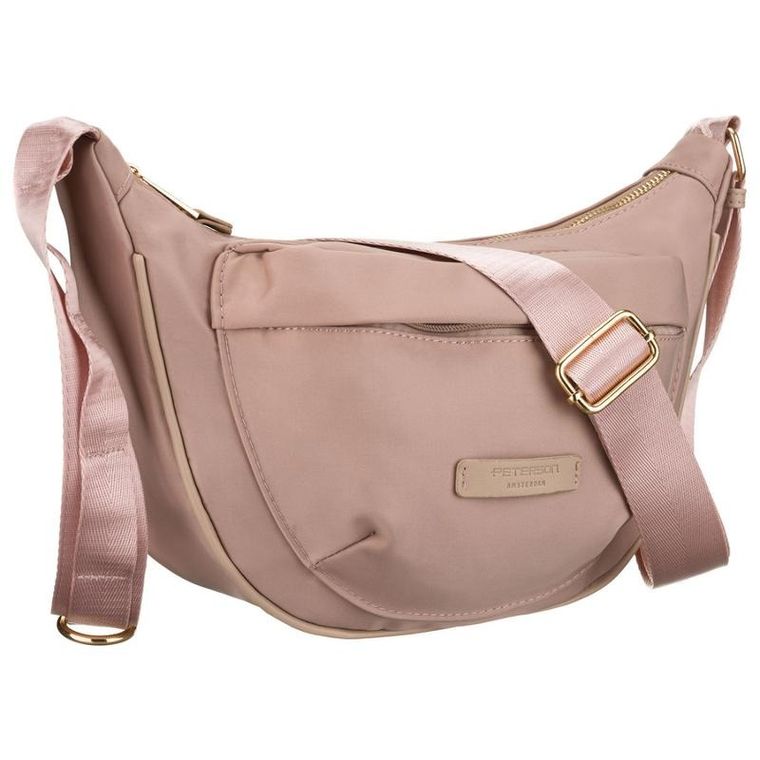 Torebka listonoszka, różowa, Peterson