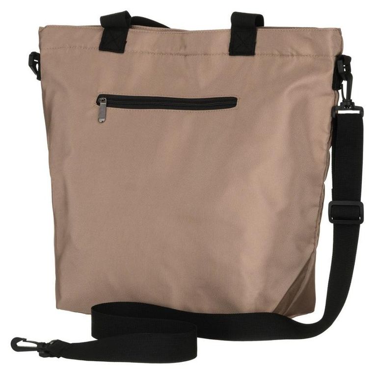 Torebka shopper, beżowa, Peterson