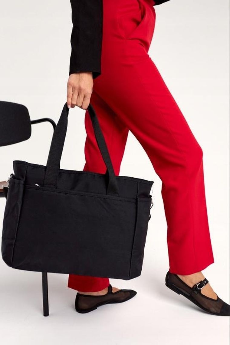 Torebka shopper, czarna, Peterson