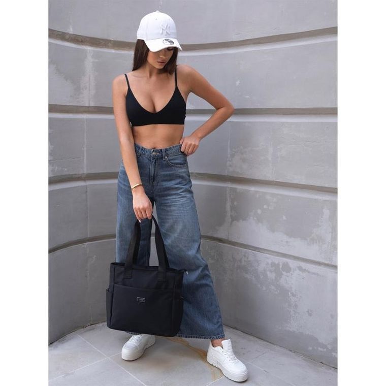 Torebka shopper, czarna, Peterson