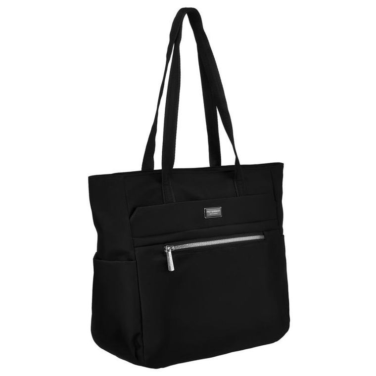 Torebka shopper, czarna, Peterson