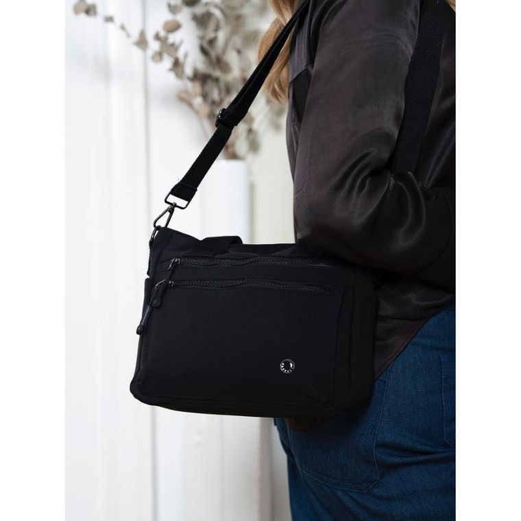 Torebka shopper, czarna, Peterson