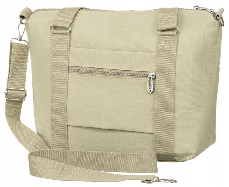 Torebka shopper, jasnozielona, Peterson