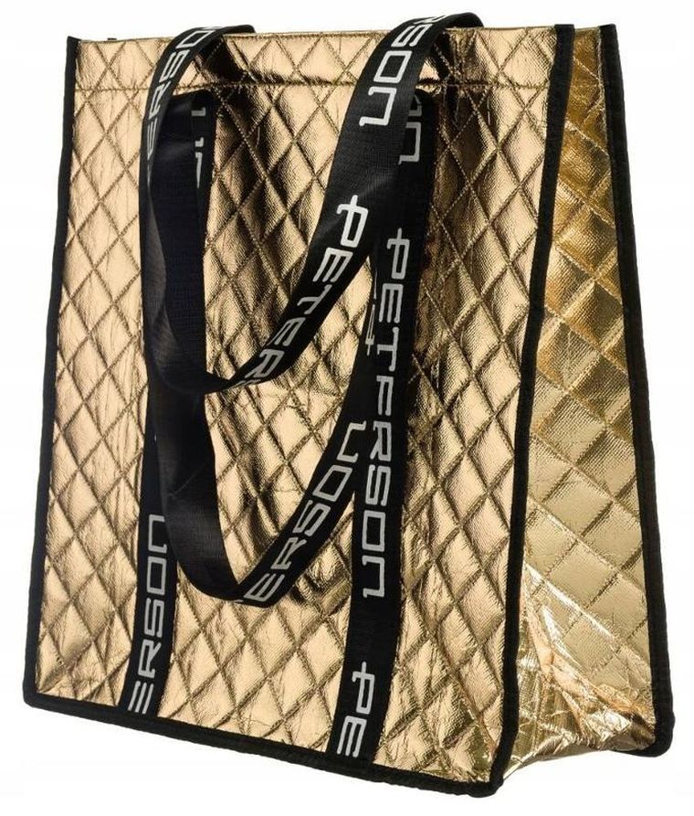 Torebka shopper, złota, Peterson